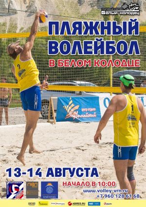 Чемпионат по пляжному волейболу в Белом колодце 13-14 августа